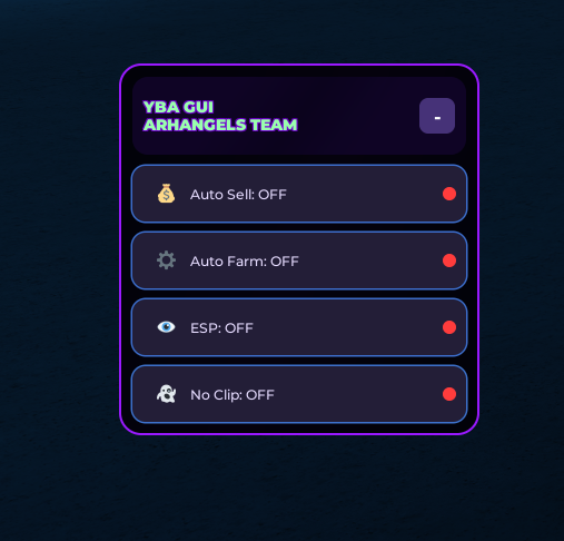 YBA GUI Arhangels Team auto farm