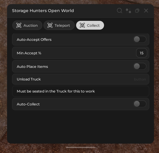 Auto bid Max bid and auto accept offers script