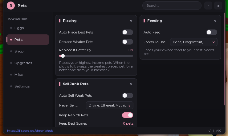 Ride a Pet script made by Chronix Hub