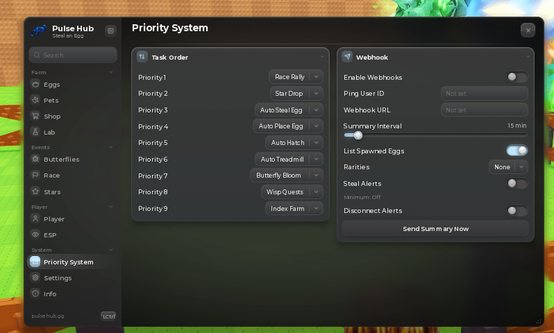 Pulse Hub Steal an Egg script keyless